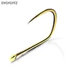 DYGYGYFZ 30 Pcs Horned Goldfish Hook Without Barbs with Blood Trough Hook Athletics Taiwan Fishing Hook ► Photo 1/6