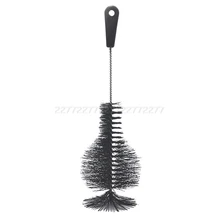 Щетка для чистки кальяна со стеклянной бутылочкой, аксессуары для труб для курения кальяна O16 19, Прямая поставка