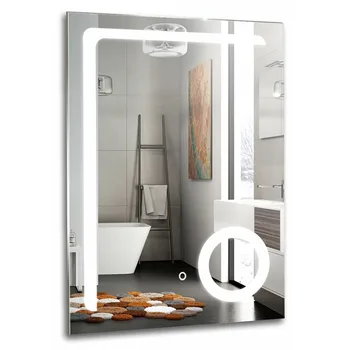 

Зеркало MIXLINE "Клио" 600*800 (ШВ) сенсорный выключатель+увеличит. зеркало