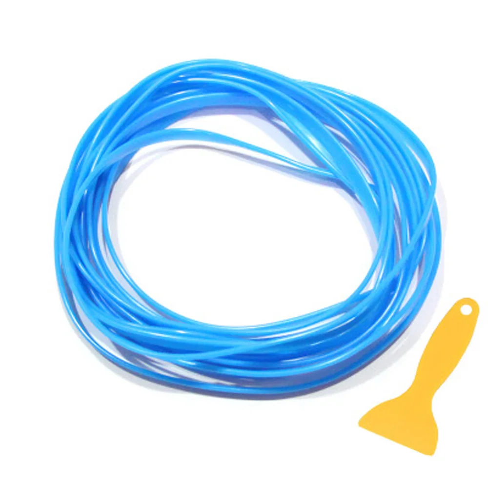 

5M/16.4ft PVC Car Interior Door Gap Dashboard Panel Gap Edge Line Insert Molding Trim Decorative Strip