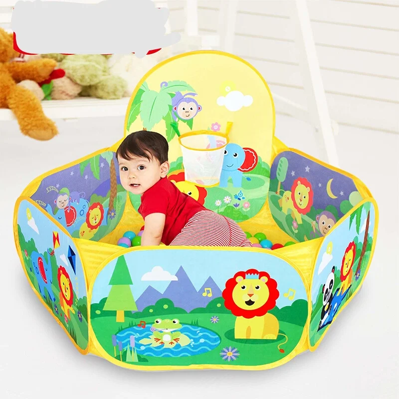 Baby Playpen baby ball pool with 25 pieces ball cabane enfant corral para bebe baby fence piscina de bolas piscine a balle sale