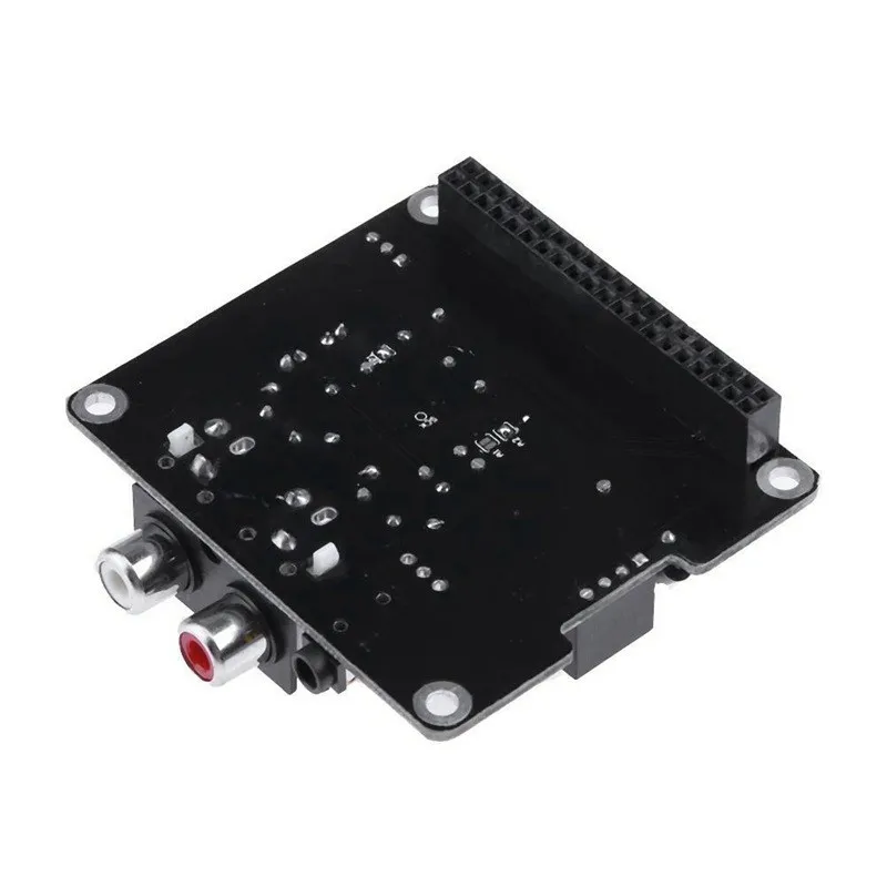 Raspberry Pi 4B Expansion Board I2S HIFI DAC Digital Sound Card Digital Broadcasting Box Music Turntable with Acrylic Shell Case