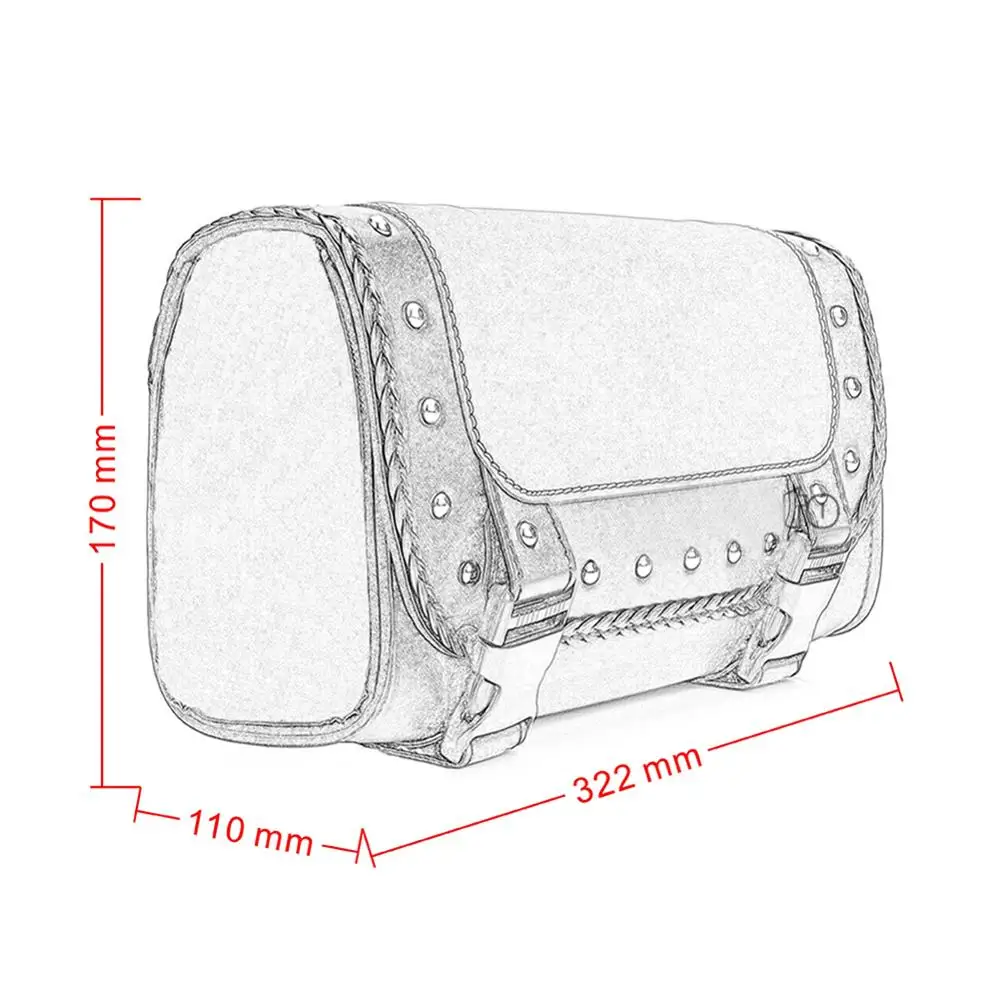Новейшая мотоциклетная Водонепроницаемая седельная сумка из искусственной кожи, боковые сумки, мото дорожные сумки для Harley Sportster Pannier, сумка на заднее сиденье