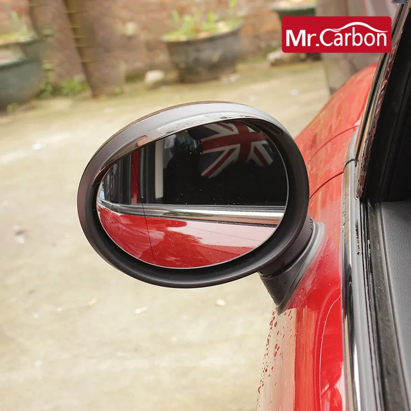 2 pcs Car rearview mirror rain eyebrow sun visor rain cover For BMW MINI ONE COOPERS F54 F55 F56 F60 R55 R56 R60R61 car styling