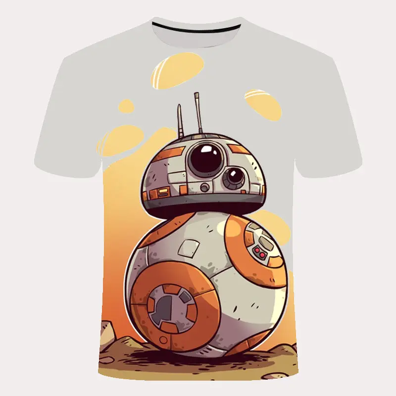 T shirt Homme Camisetas Hombre Novelty Star Wars A New Hope Robot Men T-Shirts Tshirts 3D Print Male Funny Tees S-6XL