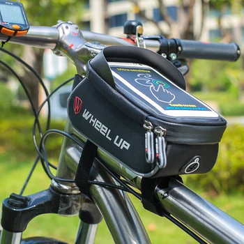 

Universal TPU Touch Screen Rainproof Bike Handlebar Bag For iPhone SE 2020 11 Pro Max Huawei P40 GPS Bicycle Holders Bag