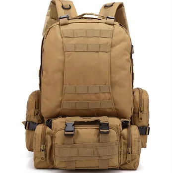 

Men's Travel Backpack Oxford cloth outdoor backpack army camouflage tactical backpack mountaineering large combination backpack