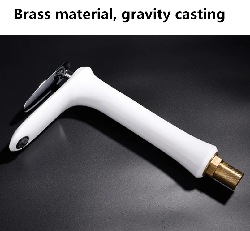 3color European Brass Creative Heightenin Faucet Balcony Bathroom Wash Basin Hot And Cold Water Mixing Tap Counter Basin Bibcock