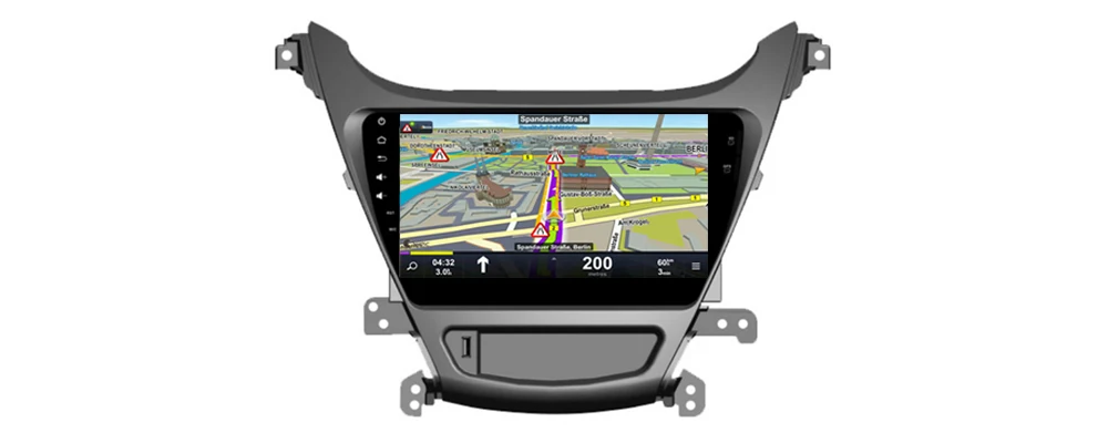 ZaiXi Android 2 Din Авто Радио для hyundai Elantra~ автомобильный мультимедийный плеер gps навигационная система Радио стерео