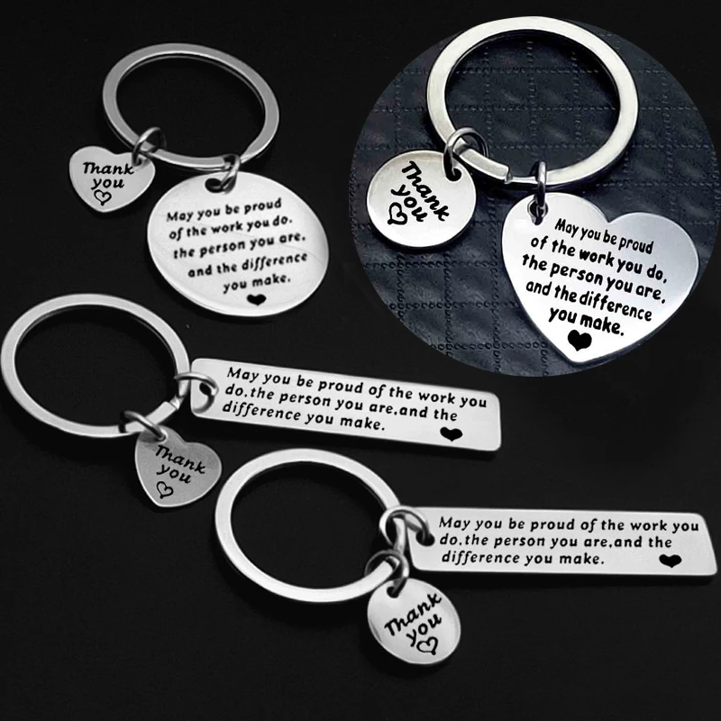 Going Away Gift for Coworkers Friend Boss Colleagues Keychain Farewell GoodBye Retirement Thank You Appreciation Birthday Work Office Holiday Christmas Gifts to Team Members Women Men Female Male