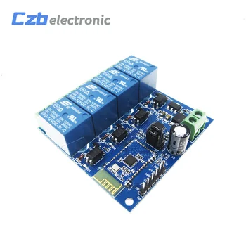 

12V/10A 4-Channel Bluetooth Relay Module Mobile APP Remote Control Switch