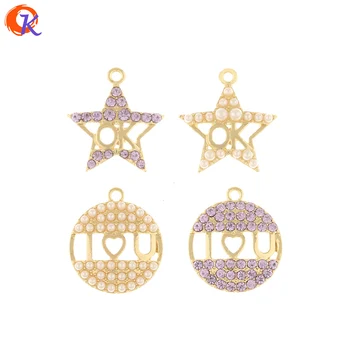 

Cordial Design 50Pcs Jewelry Accessories/Rhinestone Pendant/Imitation Pearl/Hand Made/DIY Jewelry Making/Charms/Earring Findings