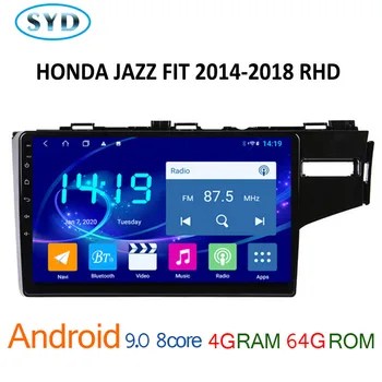 

4G+64G android car radio for HONDA JAZZ FIT 2014 2018 DVD multimedia GPS navigator coche audio auto stereo autoradio player WIFI