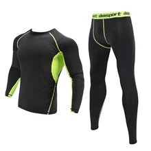 Термобелье термобелье мужское термо белье мужское термо белье Лонг Джонс Винтер компрессионное белье Термальность комплект нижнего белья Мужская теплая термо одежда зима быстросохнущая длинный рукав Топ поиска термос