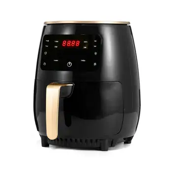 

4.5L 1200W Multifunction Air Fryer Oil free Health Fryer Cooker Smart Touch LCD Deep Airfryer Pizza Smart Fryer for French fries