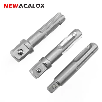 

1/4" 3/8" 1/2" Quick Change Special Direct System SDS Plus Socket Driver Set to Sq Adaptor 3pcs/set Power Tool Accessories