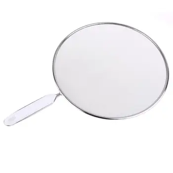 

Kitchen Stainless Steel Mesh Splatter Strainer Screen Oil Splash Screen Guard For Frying Cooking Pan B85C