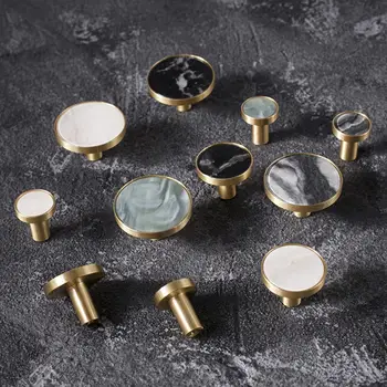 

Marblee pattern brass knob Dresser Drawer Knobs Pulls Handles / Cupboard Knobs Furniture Cabinet Handle Pull Hardware