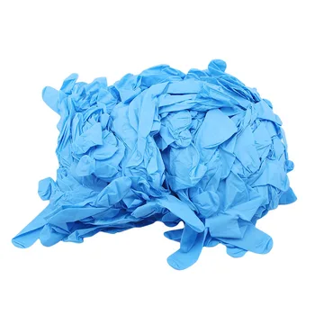 

10PCS / batch wear-resistant disposable blue gloves household cleaning cleaning gloves anti-static gloves