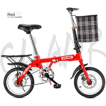 

Folding Bicycle High Quality Carbon Steel Material To Work Student To School Bicycle Single Speed Disc Brake Adult Scooter