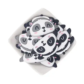 

Cute Cartoon Bear Teether Beads Silicone Pacifier Baby Infant Teething Soother GXMB