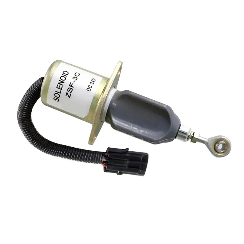 3931196 Stop Solenoid 24V 3919423 3934171 for Kubota Super Mini Series 4HP Cummins Diesel 2-1/2 Bolt Pickup Truck 8.3L | Автомобили и