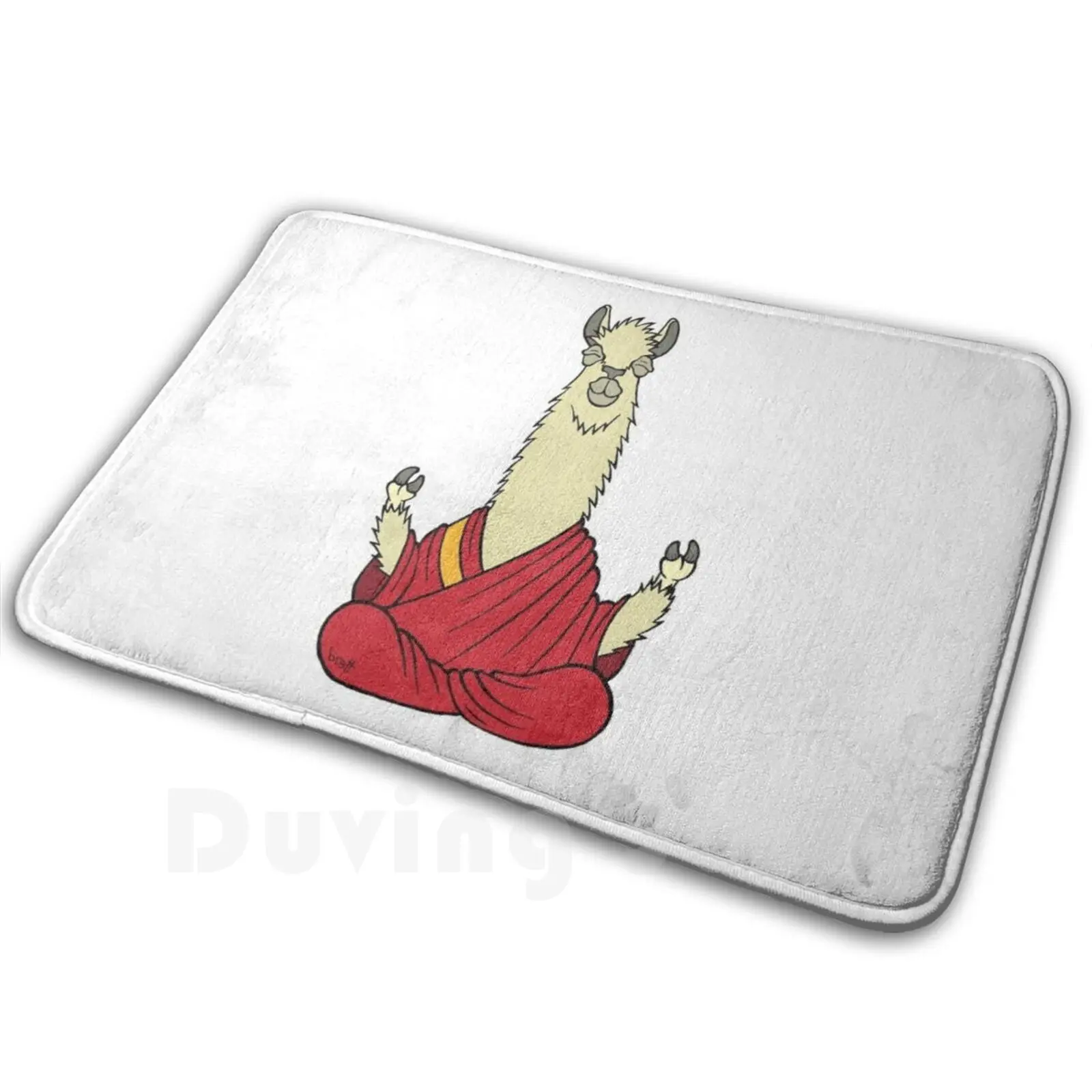 Dali Llama Tappeto Tappeto Tappeto Cuscino Morbido Antiscivolo Dali Lama Dali Llama Lama Alpaca Buddha Illuminazione Pun Divertente Pun