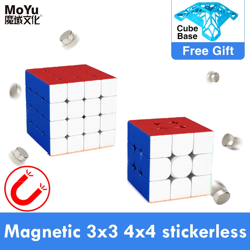 Newest Moyu Meilong M magnetic 2x2x2 3x3x3 4x4x4 5x5x5 speed magic cube magnet puzzle 2x2 3x3 cubo magico 4x4 5x5 M kids gift 12