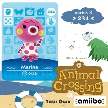 

234 Animal Crossing Amiibo Card Marina Amiibo Card Animal Crossing Series 3 Marina Nfc Card Work for Ns Games Fast Shipping