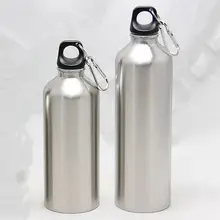 500-750 мл Серебряная вакуумная колба для воды из нержавеющей стали с двойными стенками вакуумная Изолированная бутылка для спорта