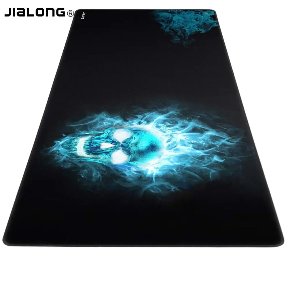 JIALONG игровой коврик для мыши большой XXL 35,4 × 15,75 × 0,12 дюйма толстый расширенный коврик для мыши настольные коврики с нескользящей резиновой основой