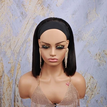 

Eversilky Bob Straight Human Hair Headband Wigs for Black Women 150 Density Easy Install Chinese Remy Human Hair Wigs