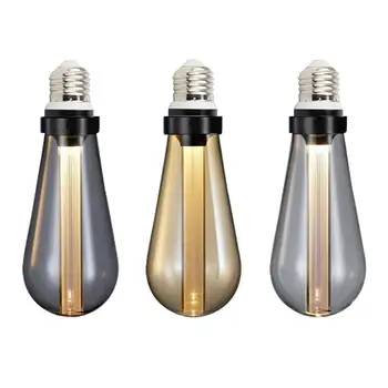 

Ampoule Led E27 Edison Bulb Light Guide Vintage Lamp ST64 Retro Nostalgic Creative 3W 85V-264V Warm Smoke Gray Gold LED Bulbs