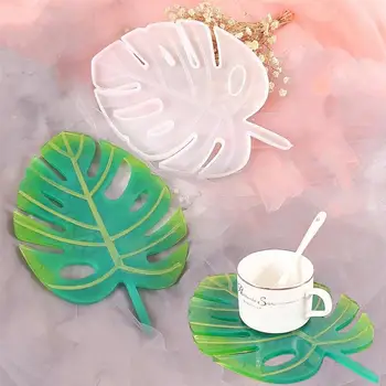 

1pc Jewelry Making Tool Epoxy Resin Mould Leaf Shapes Casting Moulds Silicone Molds for Crafts Handmade Decor DIY