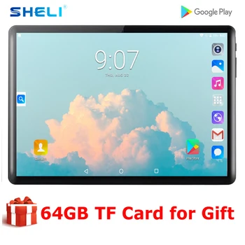 

2020 Newest 10 inch Tablet PC Android 9.0 Quad Core 2GB RAM 32GB ROM Bluetooth 5.0MP IPS 1280*800 GPS wifi Phone Tablets 10.1