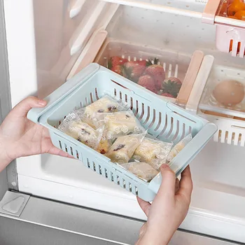 

Multi-Purpose Pull-Out Drawer Type Refrigerator Container Box Food Fruit Fresh Organizer Basket Fridge Spacer Layer Storage Bins