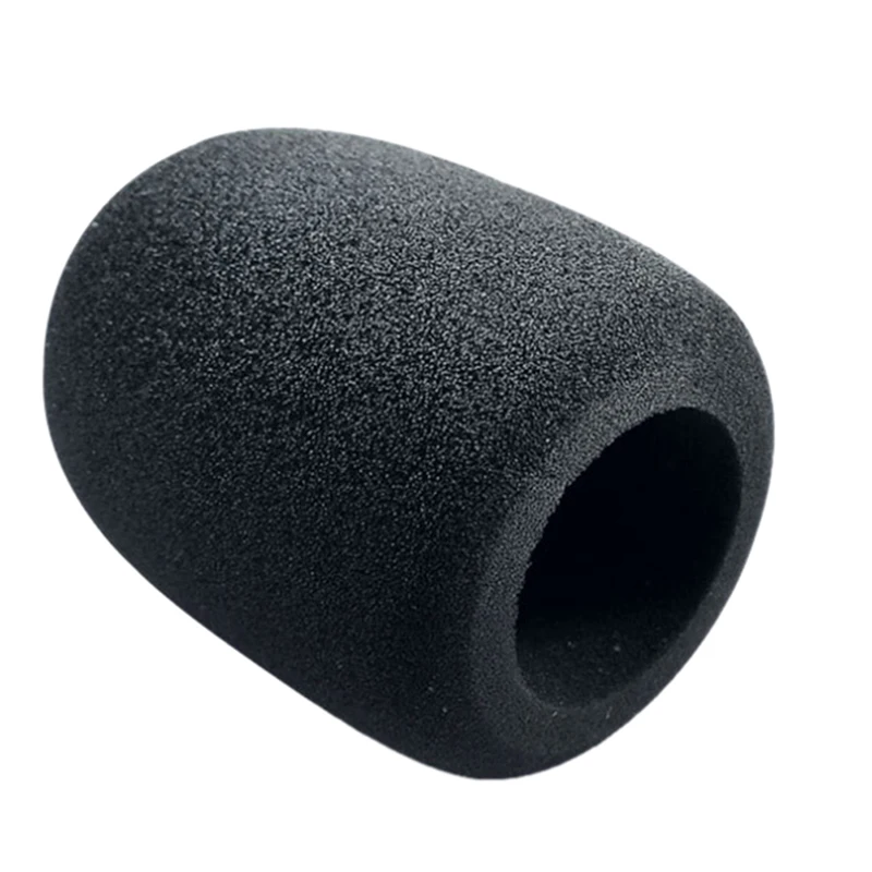 Cubierta gruesa de espuma para micrófono, protector de estudio profesional, parabrisas, rejilla, esponja suave, tapa del micrófono, 2 unids/lote