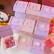 Lovely Girl Storage Box Mini Candy Box Small Storage Boxes Cans Coin Earrings Packing Boxes Jewelry Gift Box Desk Accessories ttlife colorful mini tinplate metal box sealed jar packing boxes jewelry candy box small storage cans coin earrings gift box new