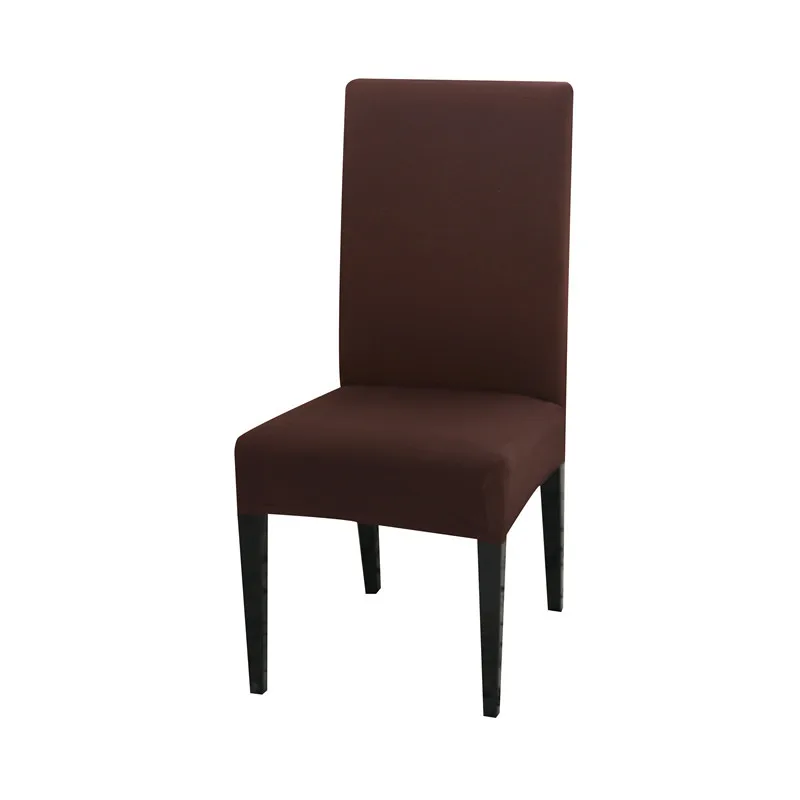 Elegant Velvet Chair Covers - Solid Color Seat Slipcovers