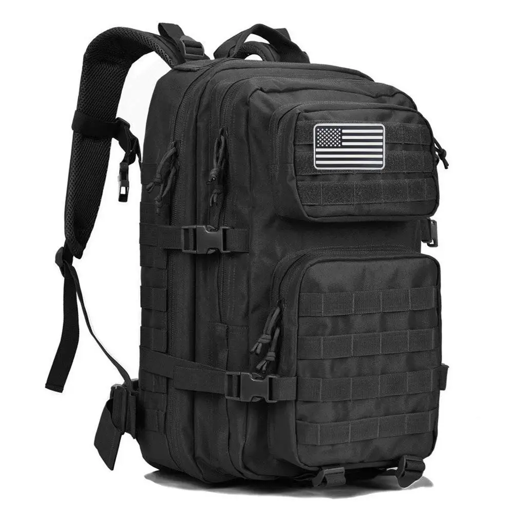 EBOYU Tactical Backpack 3 Day Assault Pack Molle Bug Out Bag 42L Military Backpack for Hiking Camping Trekking Hunting-BL090
