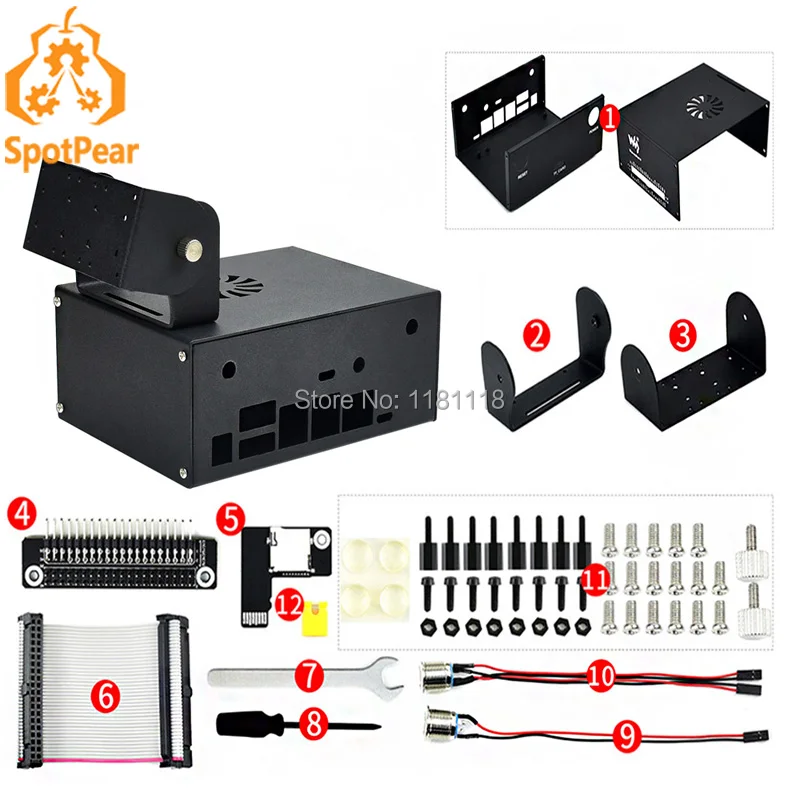 Jetson Nano Cassa Del Metallo Per Jetson Nano Developer Kit Jetson Nano Caso Di (C)