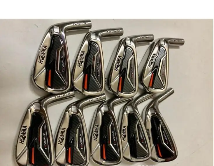 Новые клюшки для гольфа HONMA TW747v клюшки для гольфа 4-11.SW утюги для клюшек стальной вал с крышкой головы