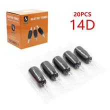 20шт ALSTAR одноразовый зажим для нанесения татуировки Трубы 25 мм тату ручка 14D ручка для татуировки Neeldes тату машина пистолет