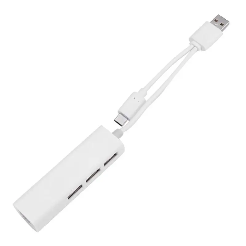 Лидер продаж, USB концентраторы, умелое производство, 3 порта типа C для Gigabit Ethernet, Сетевой USB 2,0 концентратор, USB разветвитель для Macbook