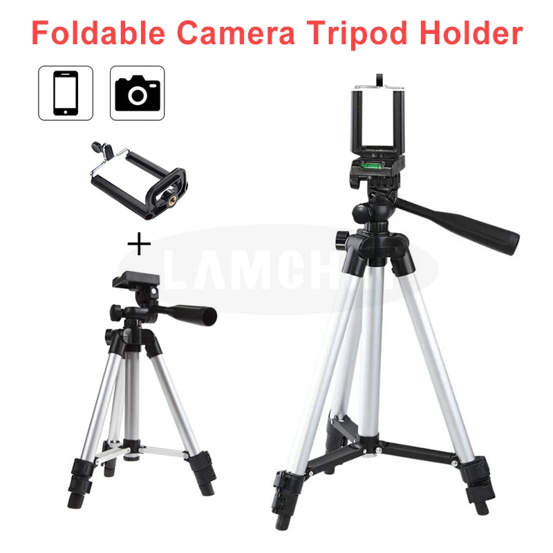 

Built In Level four Section Professional SLR Camera Tripod With Mini Two-Section Tripod Holder Phone Photography Tripod Holder