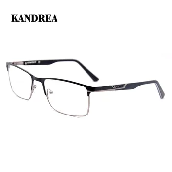 

KANDREA 2020 Classic Design Glasses Stainless steel Frame Optics Eyeglasses Clear Lens Women Men Glasses Female square eyewear