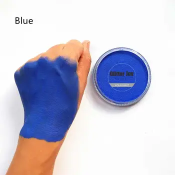 

FPBBLUE 30g/pc Water Activated Blue Face Body Paint Makeup in Masquerade Party Fancy Dress Beauty Makeup Tool