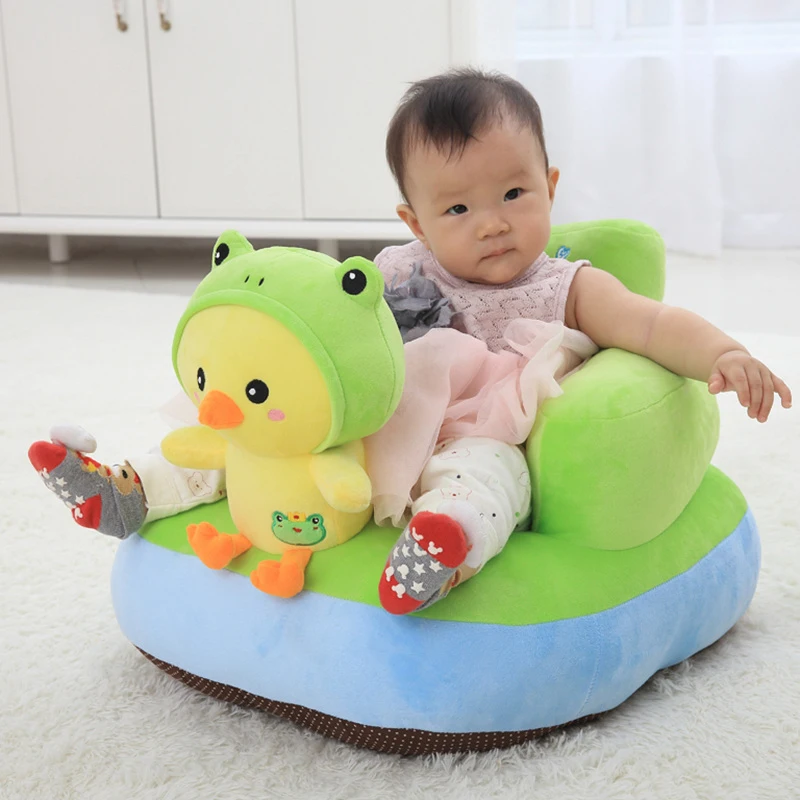 Cute Soft Stuffed Baby Seat Plush Toy Animal Toys Infant Back Support Learning Sit Safety Baby Sofa Feeding Chair Seat Kid Gift