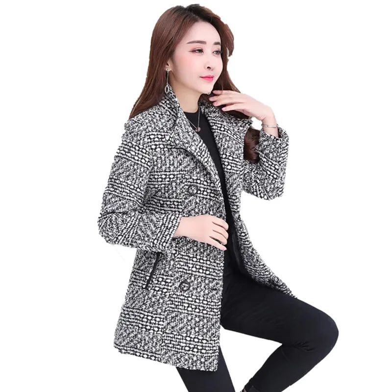 Рисунок 5 - M-6XL Женское Шерстяное Пальто