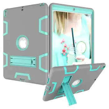 

For Coque iPad Pro 10.5 Case Shock-Absorption Armor Defender Case Hybrid PC Rugged Silicone Cover for iPad Air 3 Pro10.5 Tablet